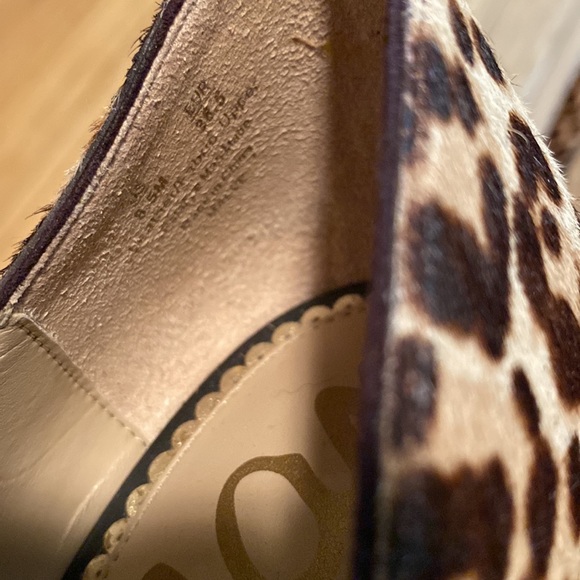Stunning Sam Edelman Cow Hair Leopard Print Limited Addition Couture Pump - Picture 7 of 8